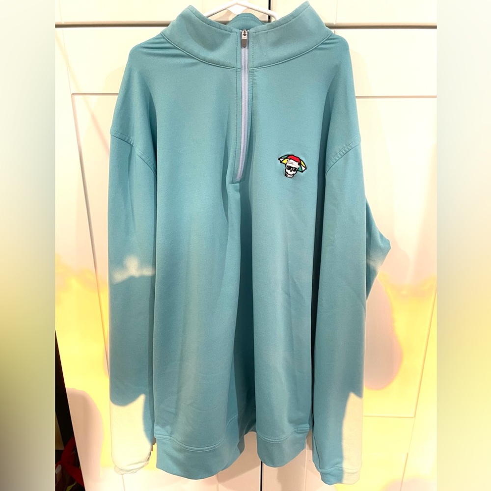 Rare Limited Edition Peter Millar Swag Golf Pullover 1/4 Zip